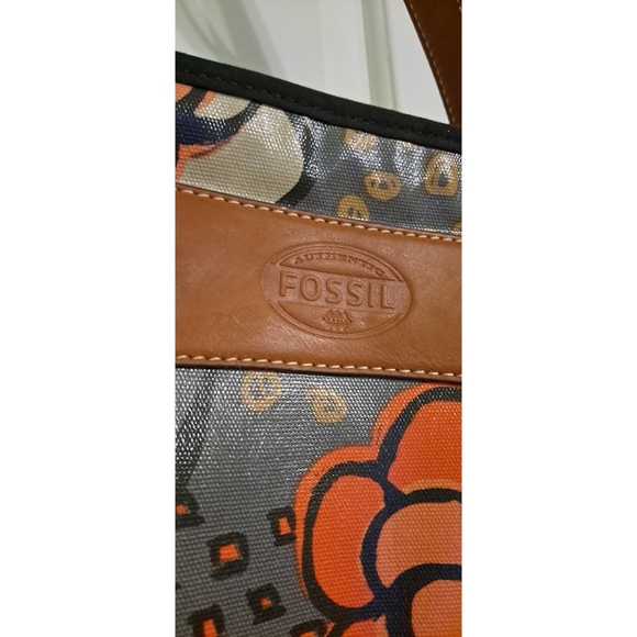 Fossil "Key-Per" Coated Cotton Canvas Shopper - Picture 5 of 9